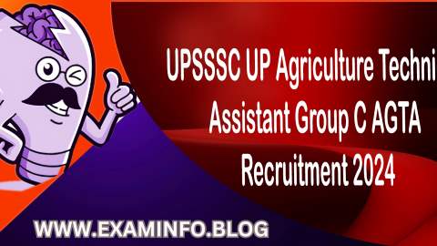 UPSSSC UP AGTA Recruitment 2024